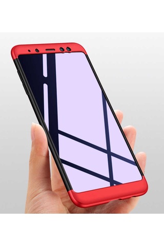 Galaxy Uyumlu A6 2018 Kılıf Zore Ays Kapak Mavi