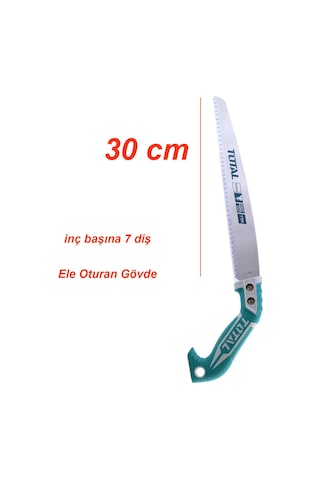 Total THT51130026 Budama Testeresi 300 mm Bağ Dal El Testeresi Plastik Saplı