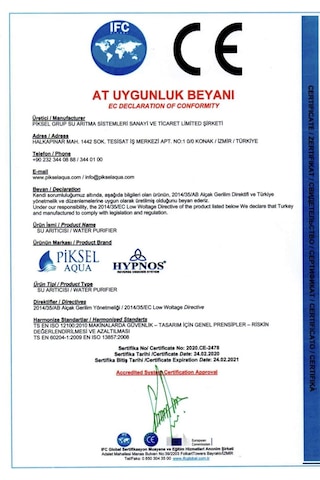 Piksel Aqua Su Arıtma Cihazları için Su Sertlik Ölçüm Cihazı Tds