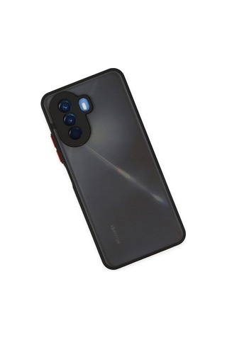 Huawei Nova Y70 Kılıf Montreal Silikon Kapak - Siyah Düz Renkli