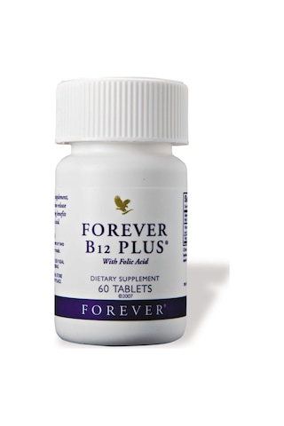 Forever B12 Plus Folik Asit ve B12 İçeren Takviye Edici Gıda 2 x 60 Tablet