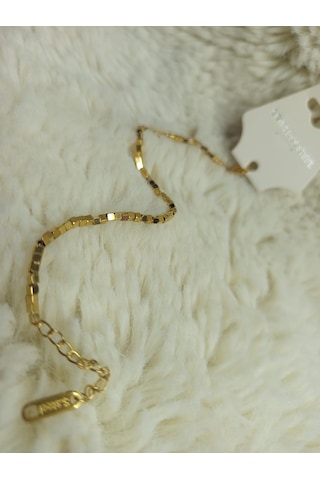 Stainless Steel Modern Çelik Bileklik Gold