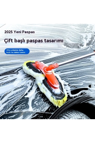 Aurora Araba Yıkama Paspassa Genç Çiftçi Kafa Bir Set Önen Teleskopik -