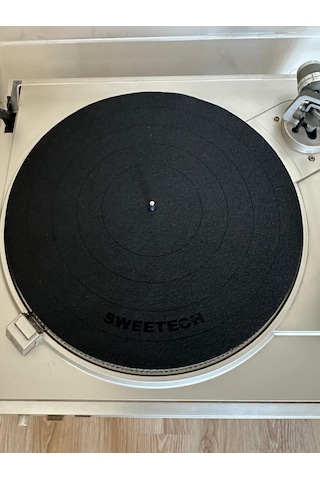 295 Mm Antistatik Pikap Keçesi 3 Mm Kalın Plakçalar Hi-fi Slipmat Gürültü, Titreşim Ve Parazit Önleyici Plak Keçesi 1 Adet