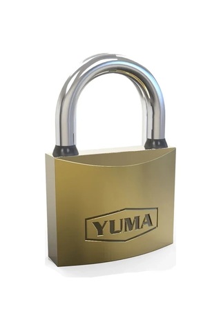 Just Cheap Store Sarı Kaplama Döküm Kısa Asma Kilit 32mm