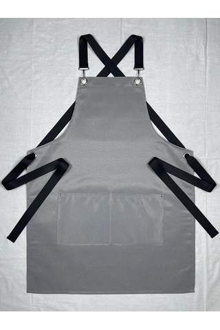 Levına Gri Mutfak Önlüğü Tımar İçin 325928585 Gri