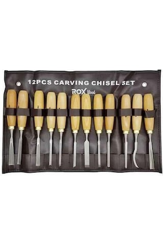 Rox Wood Ahşap Oyma Iskarpela Seti 210 Mm- 12 Parça