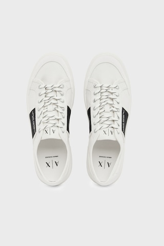 Armani Exchange Logolu Kanvas Sneaker Ayakkabı Erkek Ayakkabı Xm003616 Af29107 M0429 Kırık Beyaz