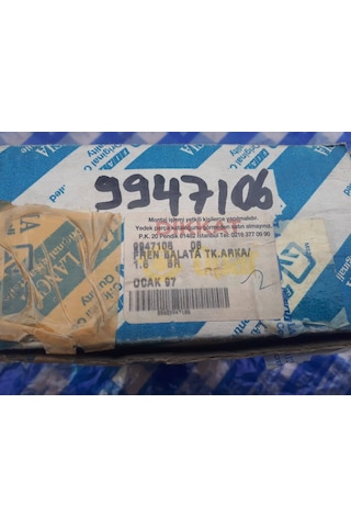 Fiat Marea Bravo Brava Renault R19 Arka Fren Pabuç Balata 9947106