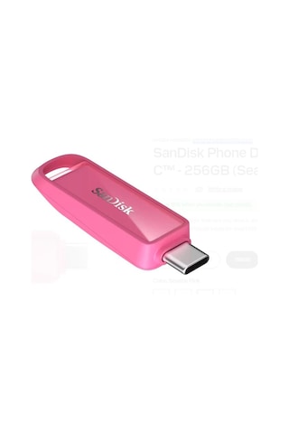 Sandisk Sdıxs0n-256g-gn6ng 256gb Phone Drive With Usb-c-128gb Seastar Pink Flash Bellek
