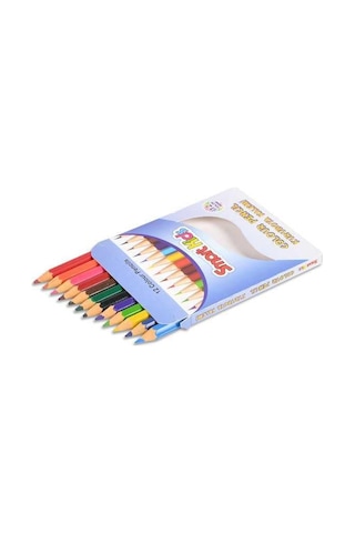 Kids/ 12 Li Yarım Boy Kuru Boya Çok Renkli