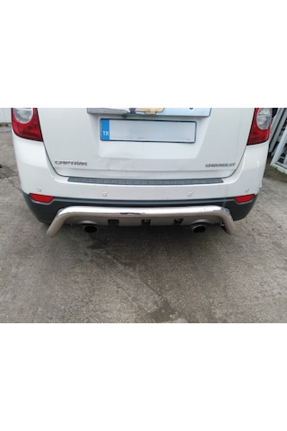 Chevrolet Captıva Sport 2006 2011 Arka Tampon Koruma - U Modeli - Guard Incambered B