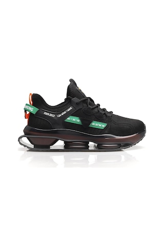 Aırboos Erkek Sneakers - Sıyah Yesıl 001