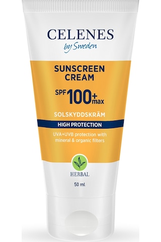 Celenes By Sweden Herbal Koruyucu Güneş Kremi SPF100 Max 50 ML