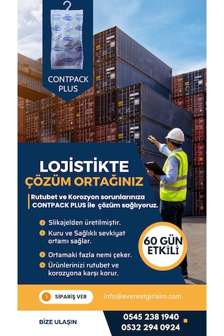 Contpack Askılı Nem Rutubet Alıcı Konteyner Kurutucu