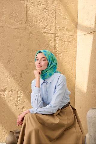 Silk Home Soft Eşarp 73098 Mavi