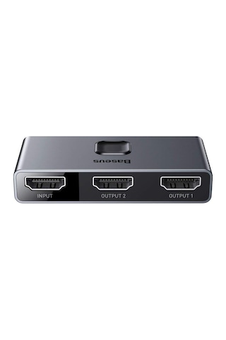 Matrix 2 İn 1 Çok Fonksiyonlu Bilgisayar/telefon Hdmı Hub Adaptörü, Koyu Gri, Hdmı Giriş Çıkış 4k &