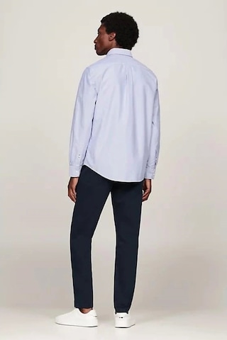Tommy Hilfiger Erkek Mavi Solid Heritage Oxford Gömlek Mavi