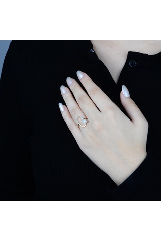 Pırlanta Damla Nemesis Yüzük - Idl Sertifikalı Rose Gold