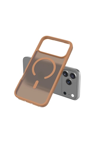 Csmtex 1 Joko Apple Uyumlu iPhone 17 Pro Jota Magsafe Kapak - Çöl Titanyum