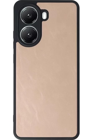 Newface Xiaomi Poco X7 Pro Kılıf Aras Deri Kapak - Pudra