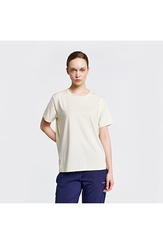 Lescon Kadın Antrenman Kısa Kol T-shirt 26b-2067 Beyaz