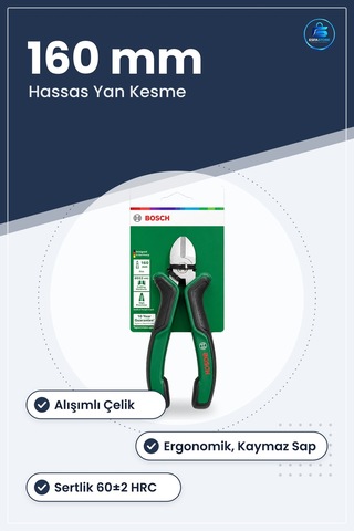 Yan Keski 160 Mm Ergonomik Sap Alışımlı Çelik Hassas Kesici Pense