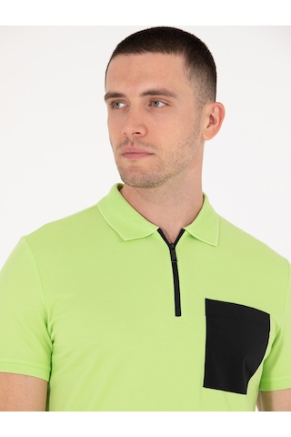 Pierre Cardin Erkek Fosforlu Yeşil Tişört 50263936-vr022 Fosforlu Yeşil