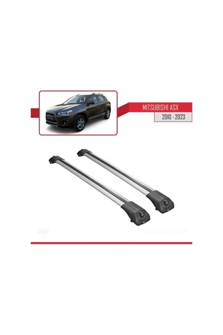 Mitsubishi Asx 2010-2023 Arası İle Uyumlu Ace-1 Ara Atkı Tavan Barı Gri