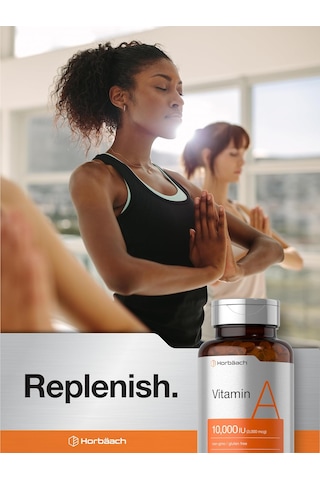 Horbäach Vitamin A 10000 Iu 300 Softgels Aromasız