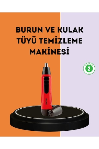 Kulak Burun Tüy Temizleme Makinesi Raks Leo Pilli Kuru Kullanım Diğer