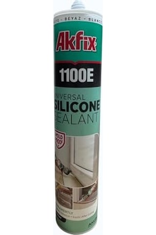 1100e Genel Amaçlı Silikon Elastik Yapıştırıcı, Banyo Mutfak Cam Montaj Ve İzolasyon İçin Beyaz Diğer