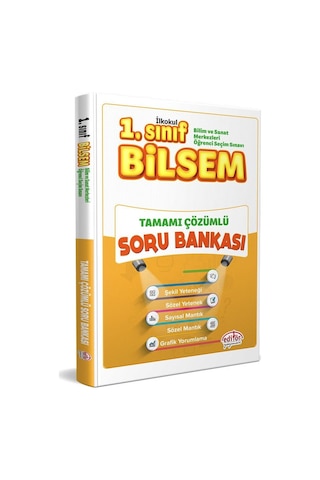 Editör Yayınları Bilsem Hazırlık Kitapları Seti 4 Lü Set