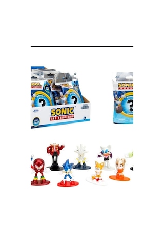 4 Cm Metal Die-cast Mini Sonic Figur Koleksiyon Paketi Surpriz Nano Oyun Bx-313802