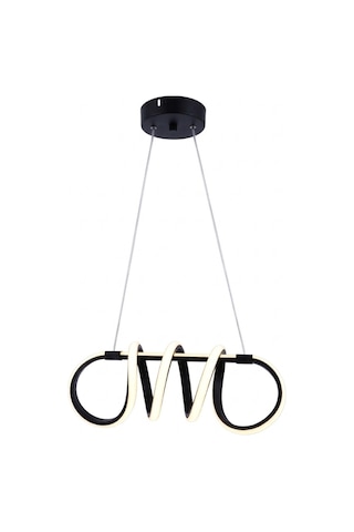 Bubble Kucuk Led Sarkıt Avize,siyah 3 Renk Yanabilen Led Avize, Modern Salon Oda Led Avize