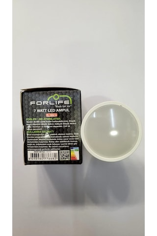 Forlife 7 Watt Gu10 Duylu Beyaz Işık Led Spot Ampulü 10 Adet