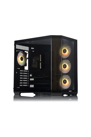 Dark Guardian 4X12Cm Rgb Led Fanlı. Full Cam Yan Ve Mesh Ön Panel