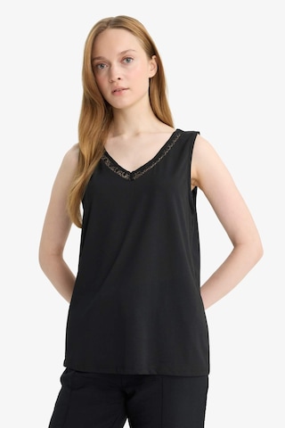 Defacto Dantel Detaylı V Yaka Atlet F9396ax25hsbk27 Siyah