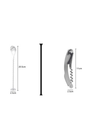 Maoyaya Lichen Paslanmaz Çelik Barmen Seti, Boston Shaker Çalkalayıcı