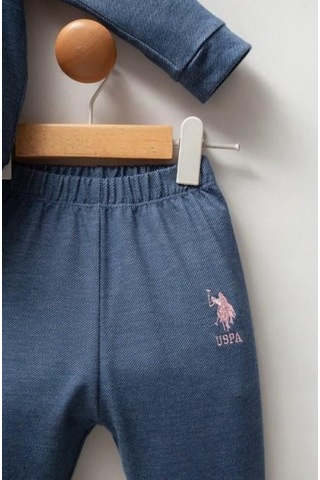 U.S. Polo Assn. 3lü Takım Mavi-12658 Mavi