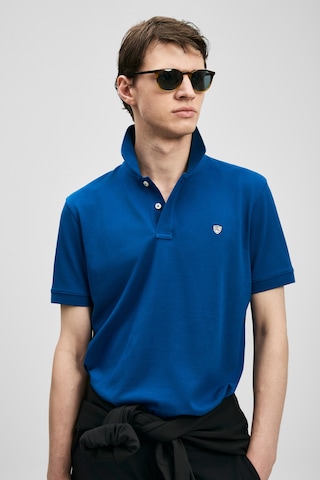 Lufian Laon Smart Erkek Polo Tişört Koyu Saks Koyu Saks 111040230100245