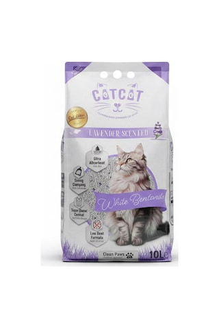Catcat Lavanta Kokulu Kedi Kumu 10 Lt