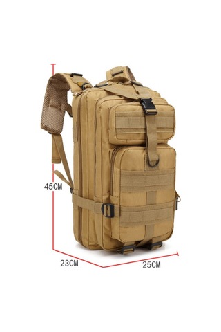 Ccgloball Kamuflaj Sırt Çantası Yürüyüş Kros Kamp Açık Dağcılık Çantası Taktik Sırt Çantası Acu Rengi