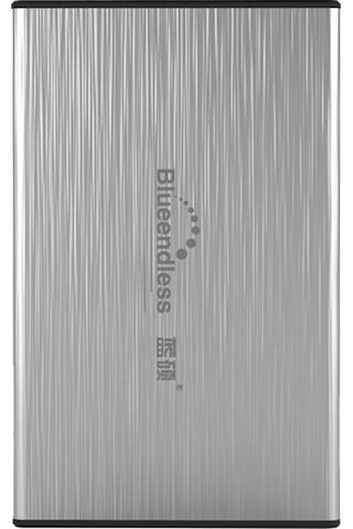 Sones Blueendless U23t 2,5 İnç Mobil Sabit Disk Kutusu Usb3.0 Dizüstü Bilgisayar Harici Sata Seri Port Ssd, Renk: Gümüş