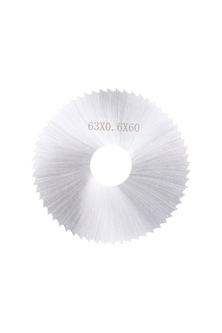 Konesam Masaüstü Minyatür Testere İçin 63mm 0.6mm Hızlı Çelik Testere Bladesi, İnce Ahşap/plastik Kesim, 2 Adet Paket
