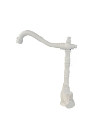 Rustik Lavabo Bataryası Beyaz