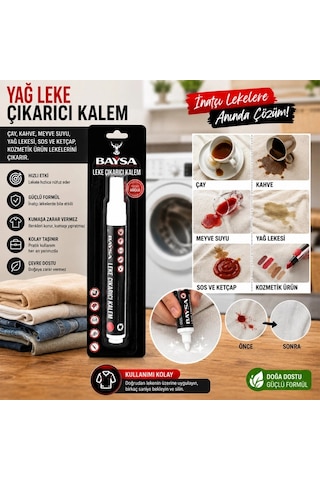 Buğz Giysiler İçin Yağ Ve Leke Çıkarıcı Kalem - Anında Etkili Güçlü Formül