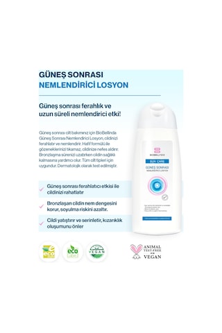 Güneş Sonrası Nemlendirici Losyon Besleyici Krem 200 Ml