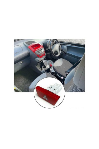 Jeehugo Citroen C1, Peugeot 107, Toyota Aygo 2005-2014 İçin Yeni Tehlike Işığı Kontrol Anahtarı - Oe No: 6490ng, 6554kw