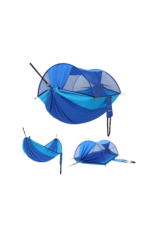 Kingcamp Multi-function 3 Ü 1 Arada Çift Kişilik Cibinlikli Hamak Blue Mavi